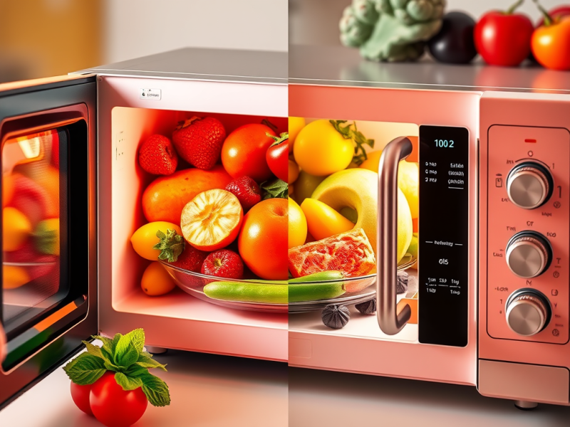 How does using the microwave affect nutritional&nbsp;content?